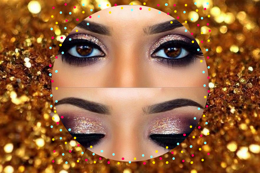  Get the look – Glitter Smokey Eye