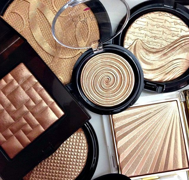 dewy highlighter makeup