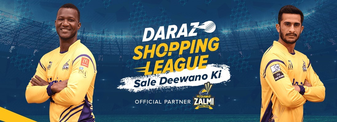  Daraz Exclusive Partnership with Peshawar Zalmi: Daraz Shopping League