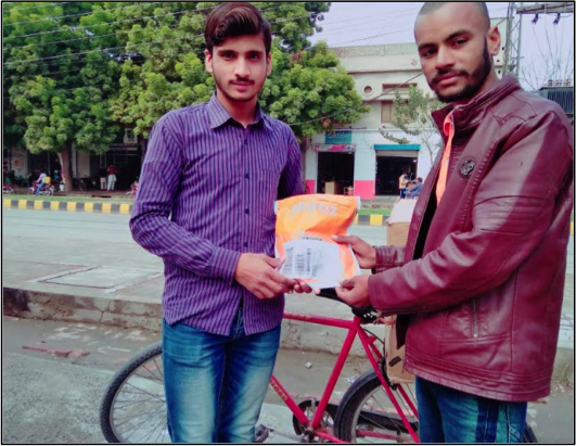 Daraz Seller Stories [Feb-2019] Delivery Packages on Bicycle