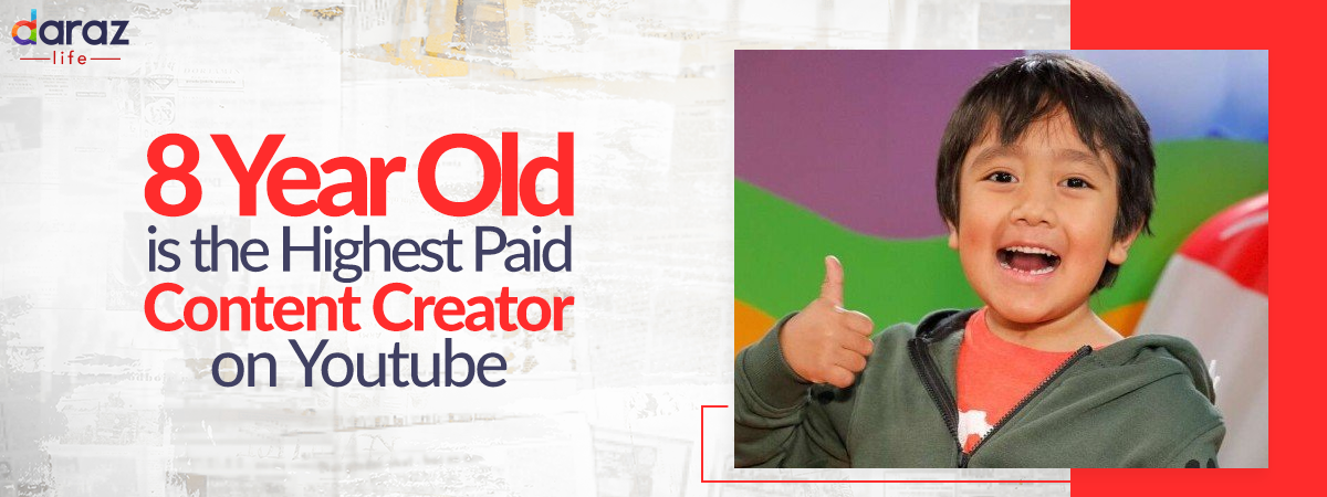 The Highest Paid Youtuber is An 8 Year Old!