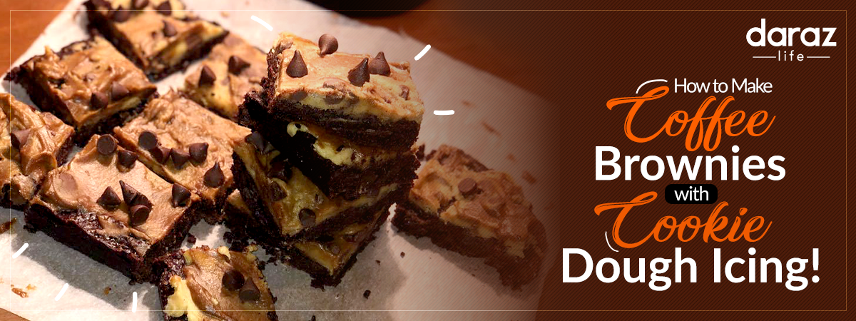  This Simple Recipe Will Help You Make the Best Coffee Brownies with Cookie Dough Icing!