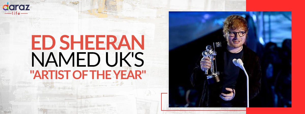  Ed Sheeran Crowned as UK’s “Artist of the Decade”
