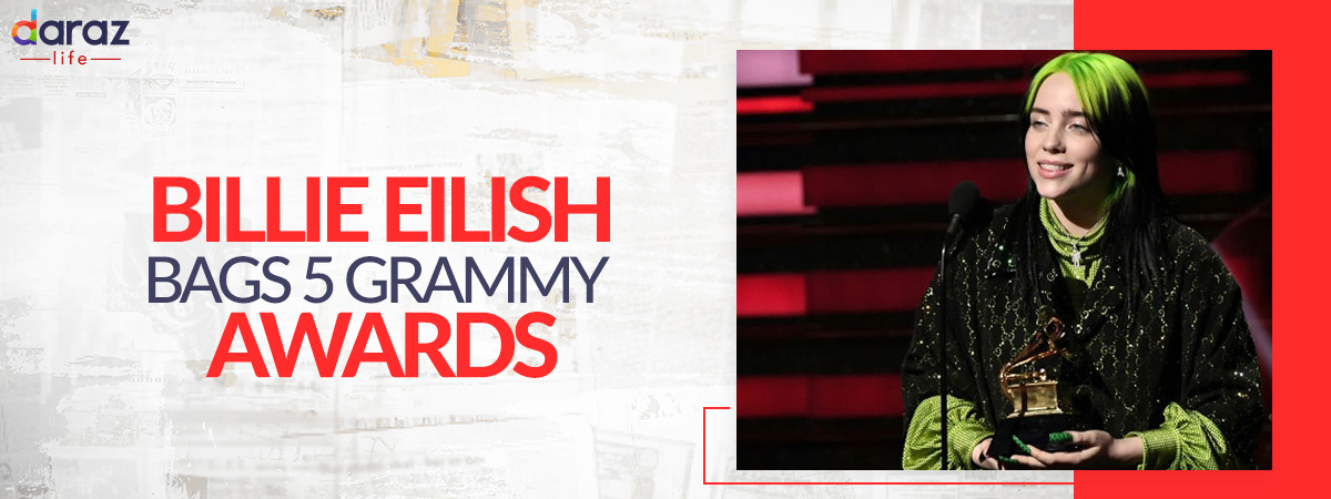  Billie Eilish Wins All Top 5 Awards in the 62nd Grammy Awards