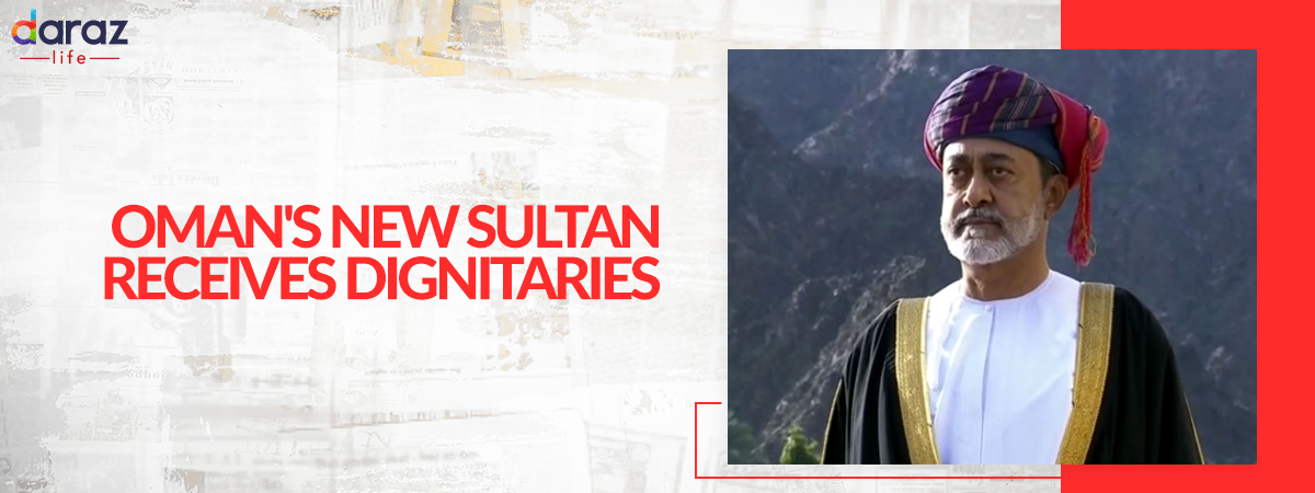  Oman’s New Sultan Receives Dignitaries