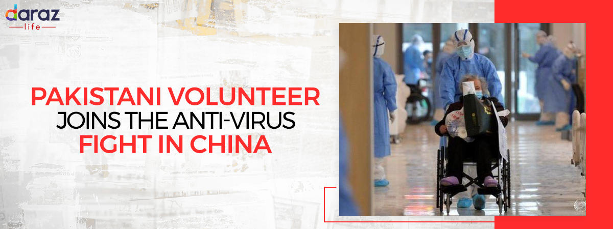  Pakistani Young Man Volunteers in China to Help with Coronavirus Prevention