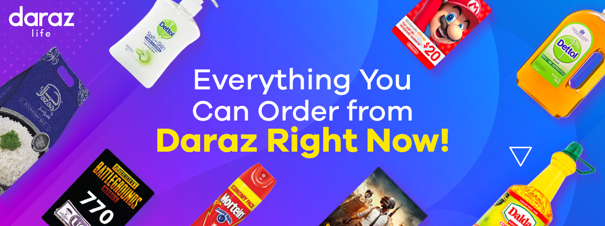 ORDER FROM DARAZ BANNER – Daraz Blog