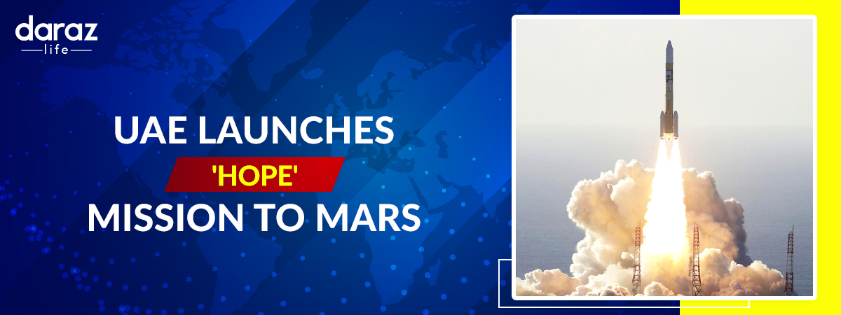  UAE Launches “Hope”, Arab’s First Mission to Mars