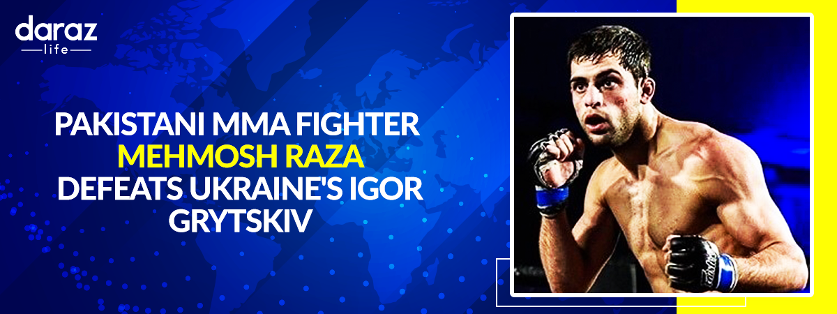  Pakistani MMA Fighter Mehmosh Raza Defeats Ukraine’s Igor Grytskiv