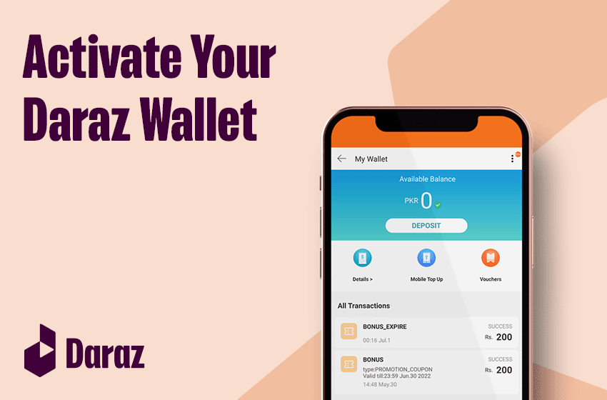  How to Activate Your Daraz Wallet