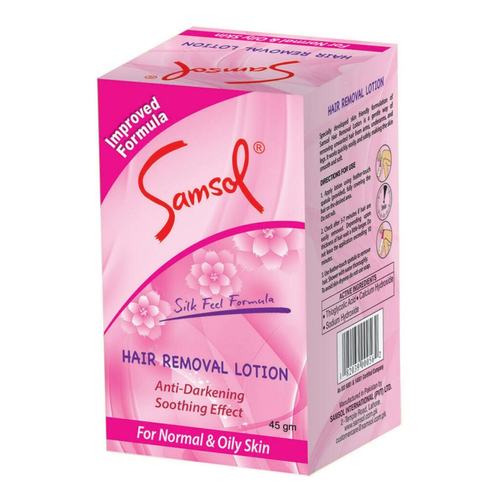 Samsol hair removal lotion