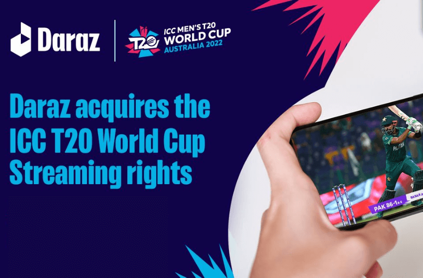  Daraz Becomes Exclusive Digital Streaming Partner for ICC T20 World Cup 2022 in Pakistan