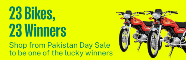 daraz bike giveaway pakistan day sales – Daraz Blog