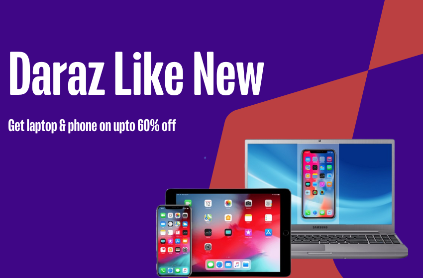  Daraz like new: Get Up to 60% off Laptop & Tablets
