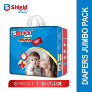 6. Shield Baby Diapers Jumbo Pack