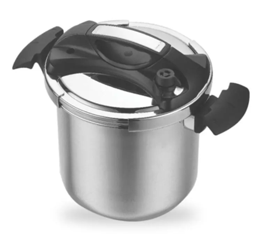 10. CHEF Best Stainless Steel Pressure Cooker - CLIP-ON 8-liter