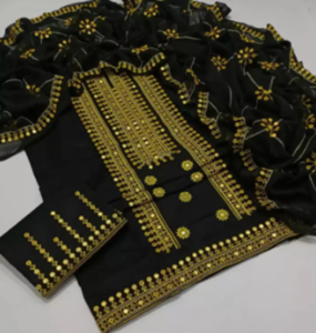 7. Balochi Style Embroidered Dress