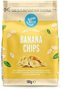 3. Happy Belly Banana Chips 100g