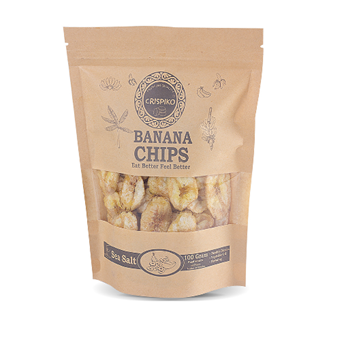 6. Crispiko Banana Chips Eat Better Feel Better Sea Salt 100Gm