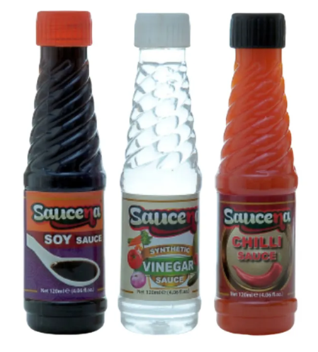 1. Ty Foods Saucena Trio Pack - Soya, Vinegar, And Chilli Sauces 120Ml