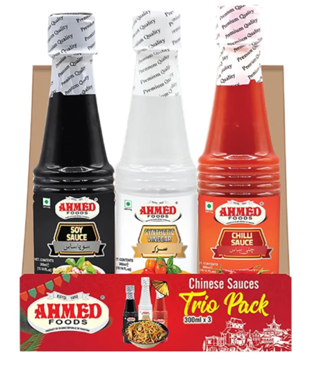 3. Ahmed Chinese Sauces Trio Pack 300Ml