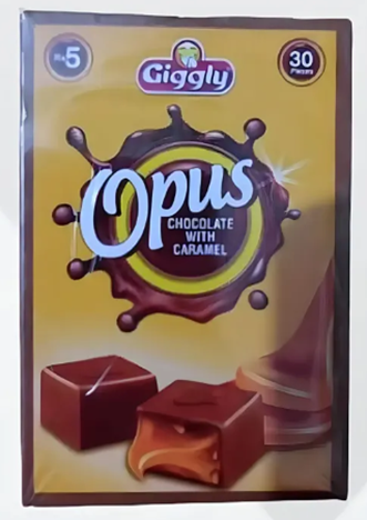 6. Opus Chocolate With Caramel (30 PCs Box)