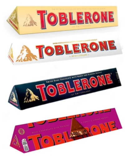 6. Toblerone Milk Chocolate With Honey & Almond Nougat -Fruit And Nut -Dark