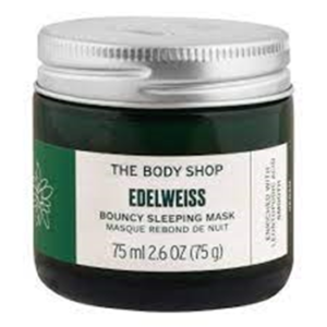 1. The Body Shop Edelweiss Bouncy Sleeping Mask