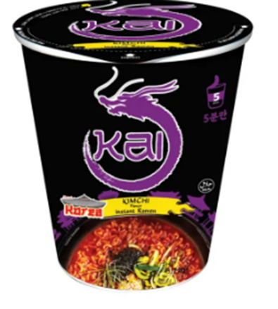 9. Instant Noodles Cup (Korean Kimchi)