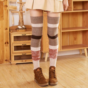 1. Mf collection Knitted Wool Leg Warmers LW00014
