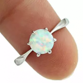  Opal Stone Ring