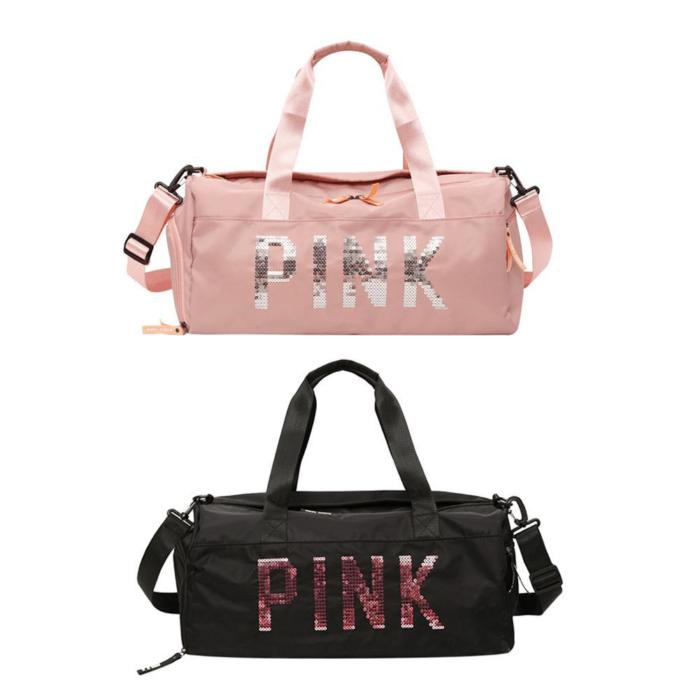  Meeting Love Pink Sports Bags