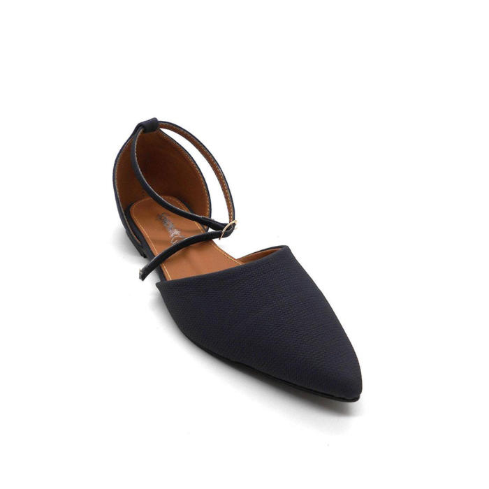 Blue Flat Shoes