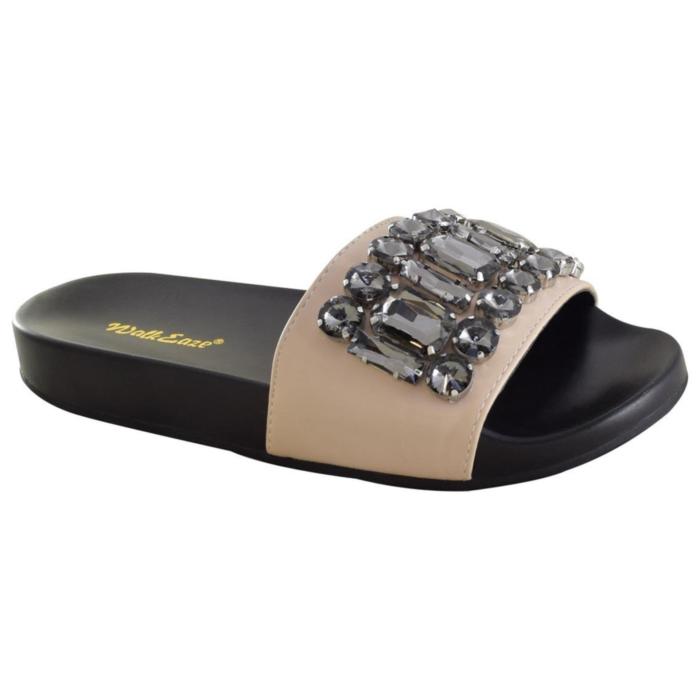 Stylish Nude Slides