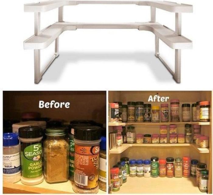  Invisible Two Tiered Spice Rack